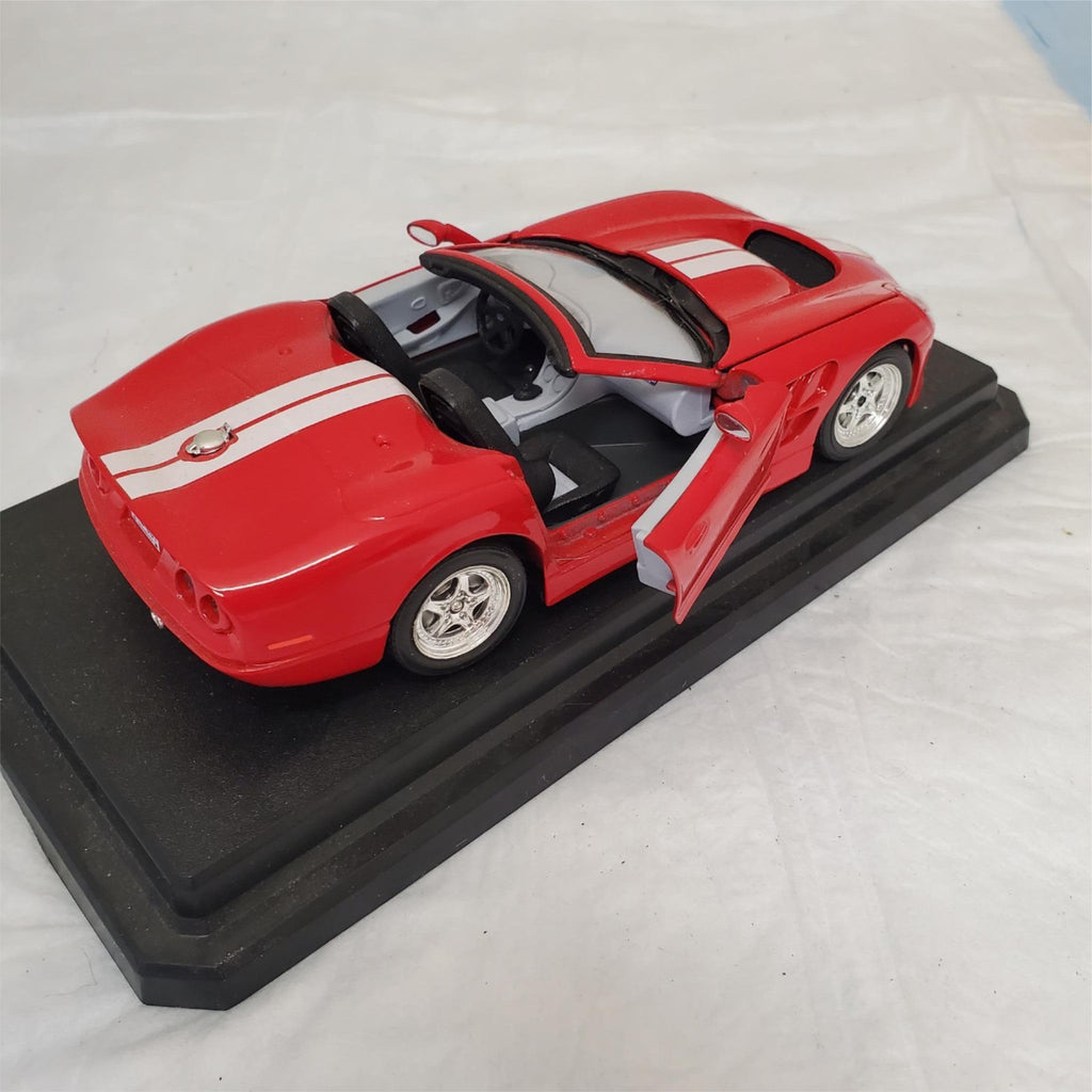Vintage Burago Shelby Series 1 Metal Die Cast Car