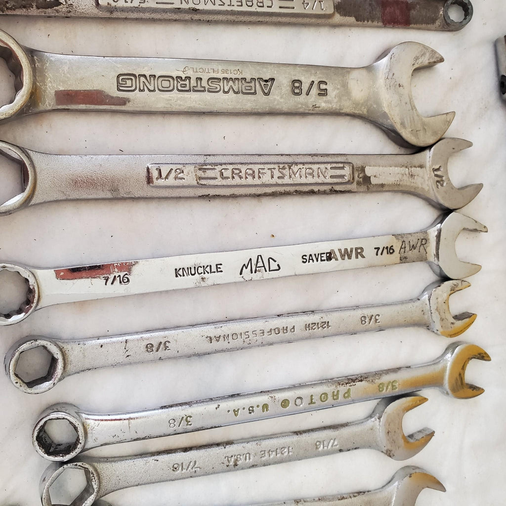 Lot of 58 Pieces Miscellaneous Assortment of Wrench Tools LOT148