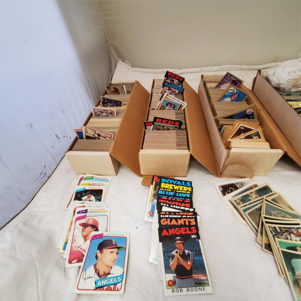 Lot Angels BOB Boone Jim Anderson California Angels DP Baseball Card