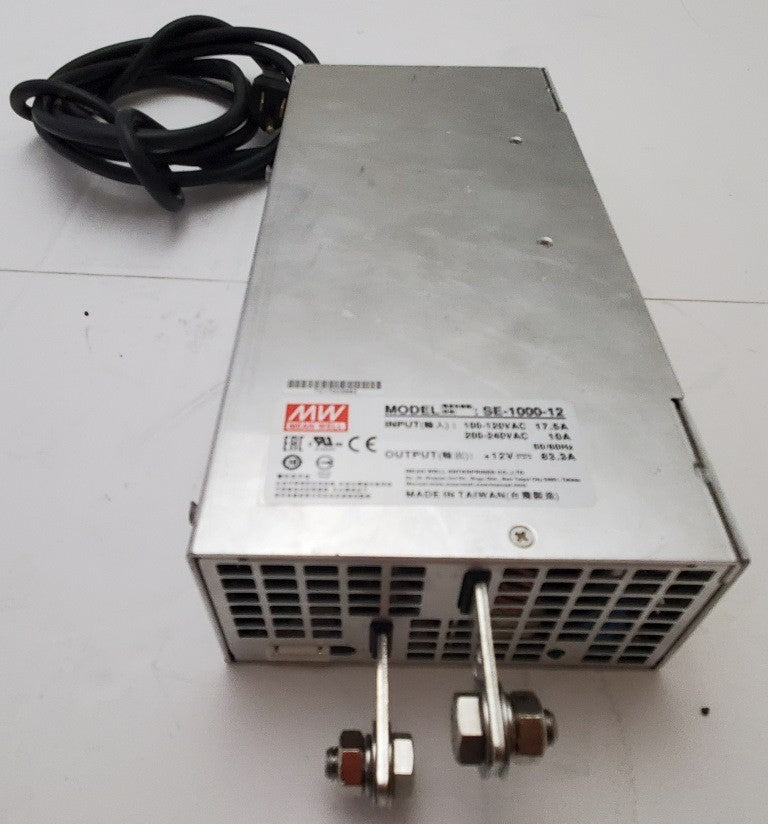 Mean Well SE-1000-12 Switching Power Supply SE100012 Output 12VDC 83.3A