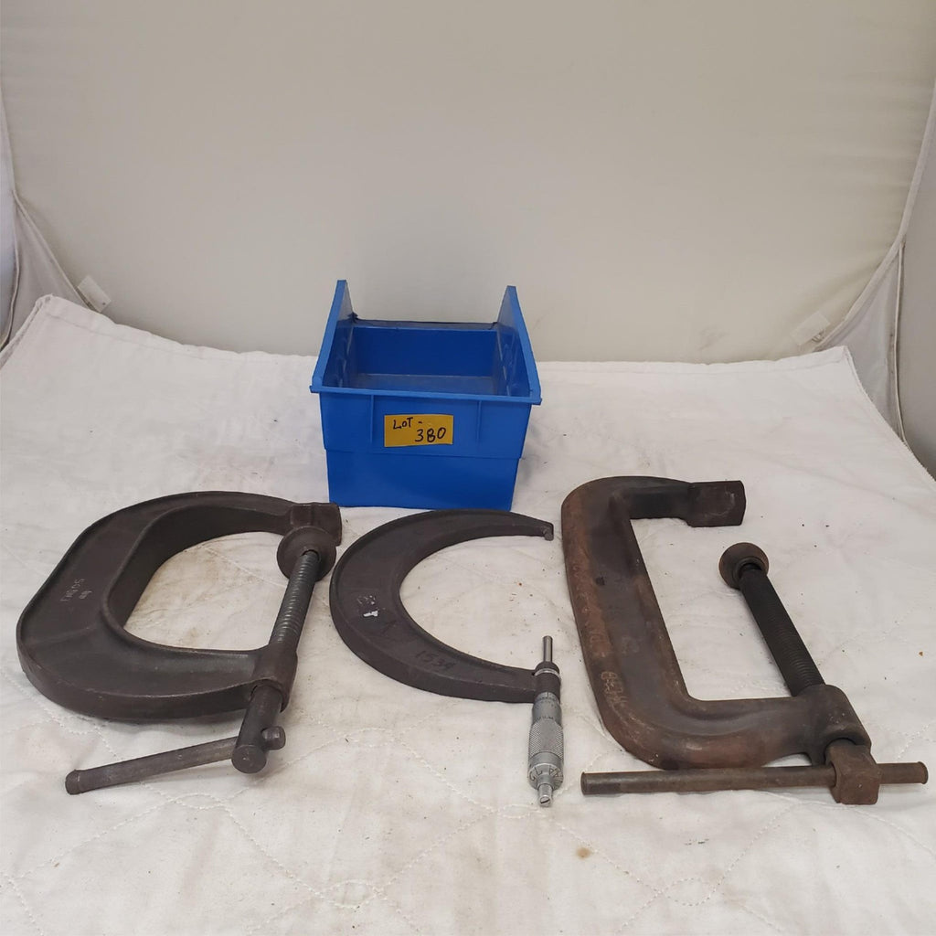 Lot of Various Wright Extra Heavy C-Clamp Wrench Hand Tool LOT 380