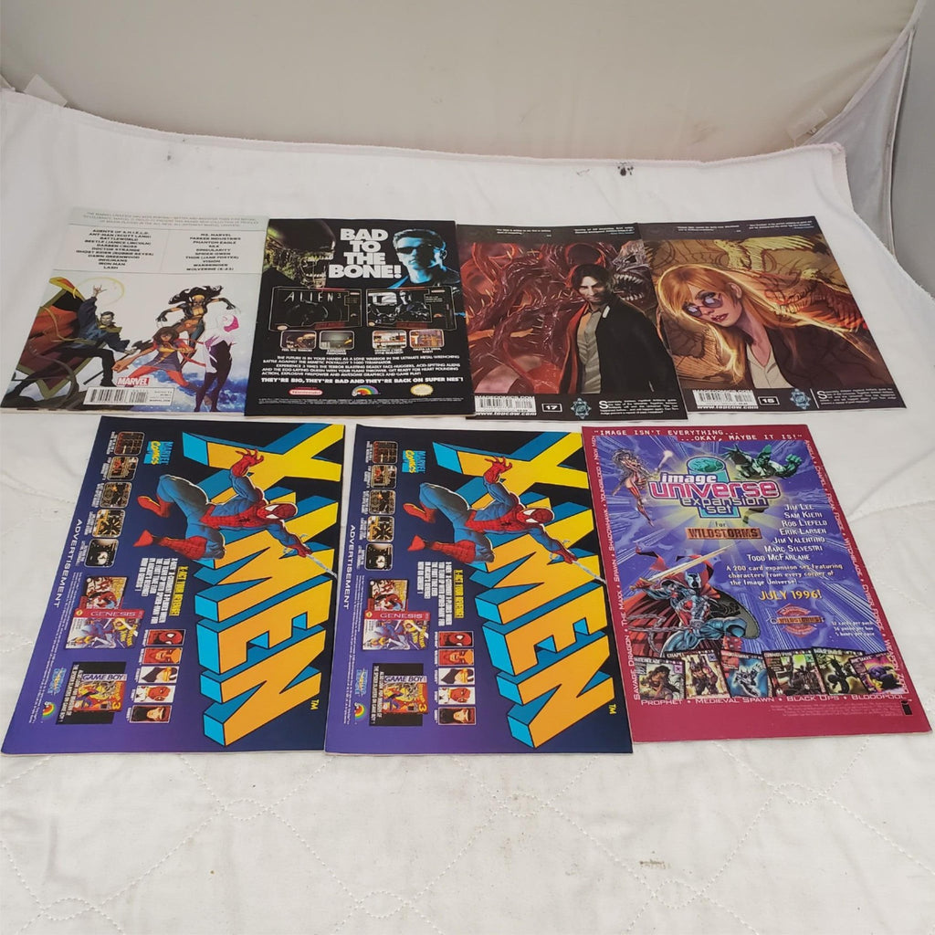 Lot of 7 Archer & Armstrong Artifacts Backlesh & Other Marvel Comic Books #24