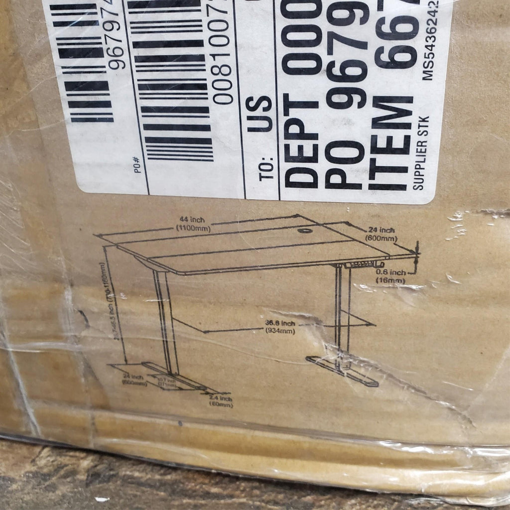 Mainstays MS5436242165NR Electric Standing Desk #2