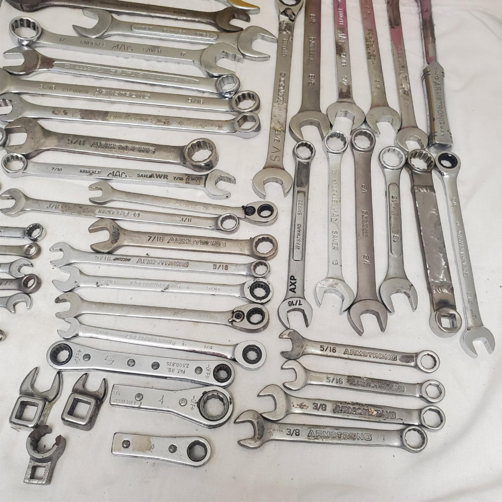Lot of Assorted Matco, Kobalt, Armstrong and more Wrenches Set LOT-356