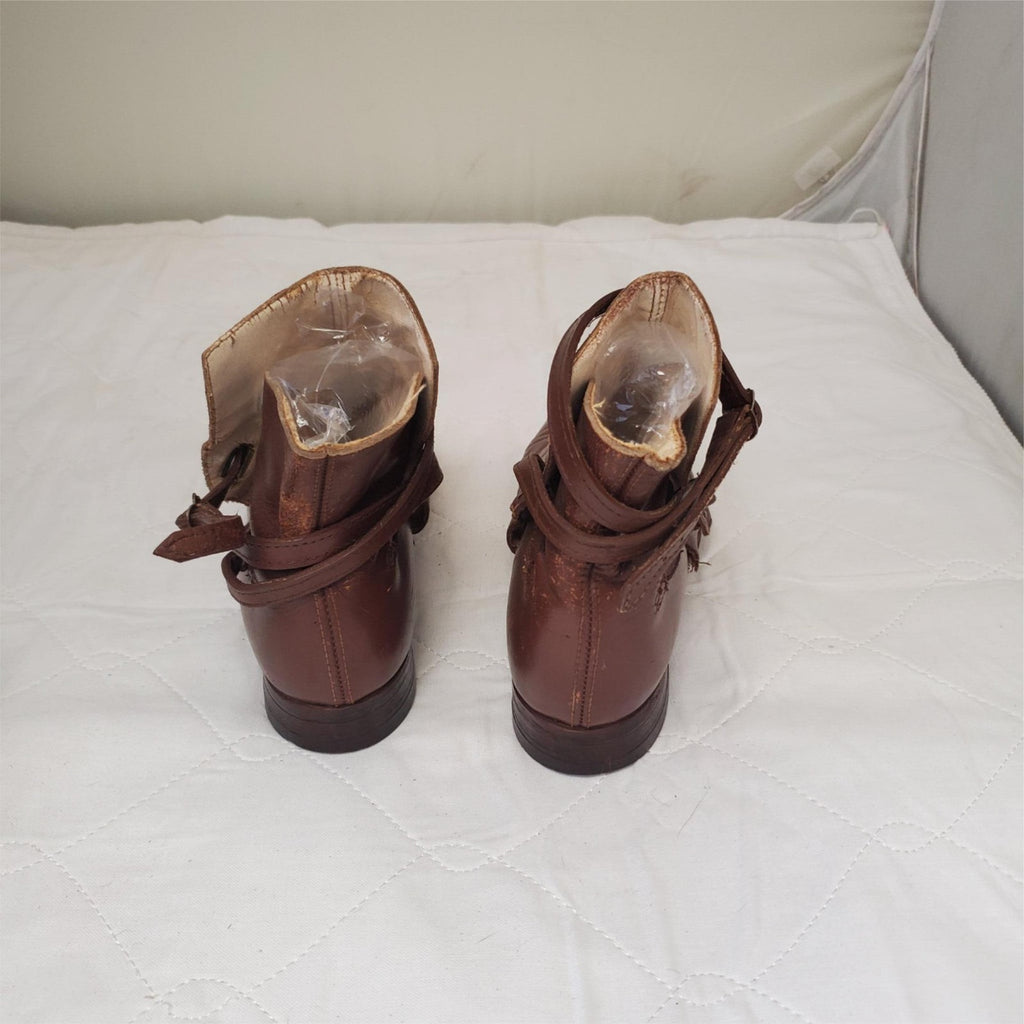 Vintage Woman's Windsor Dark Brown Real Leather Boots 6.5