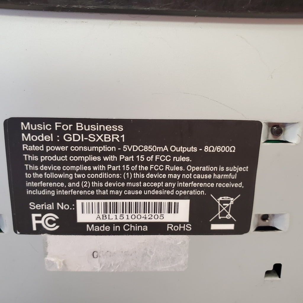 Sirius XM Music For Business Digital Radio Grace Digital 2013 GDI-SXBR1