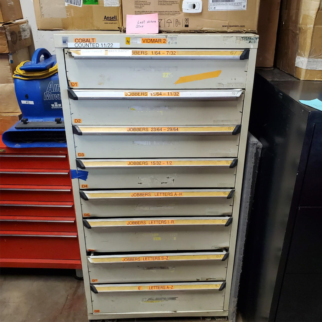 STANLEY VIDMAR 8 Drawer Tool Box Cabinet (3)