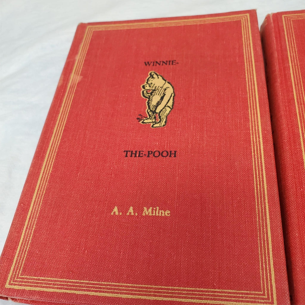 Vintage 1961 set of 4 Winnie the Pooh Books A.A. Milne HC,by E.H. Shepard