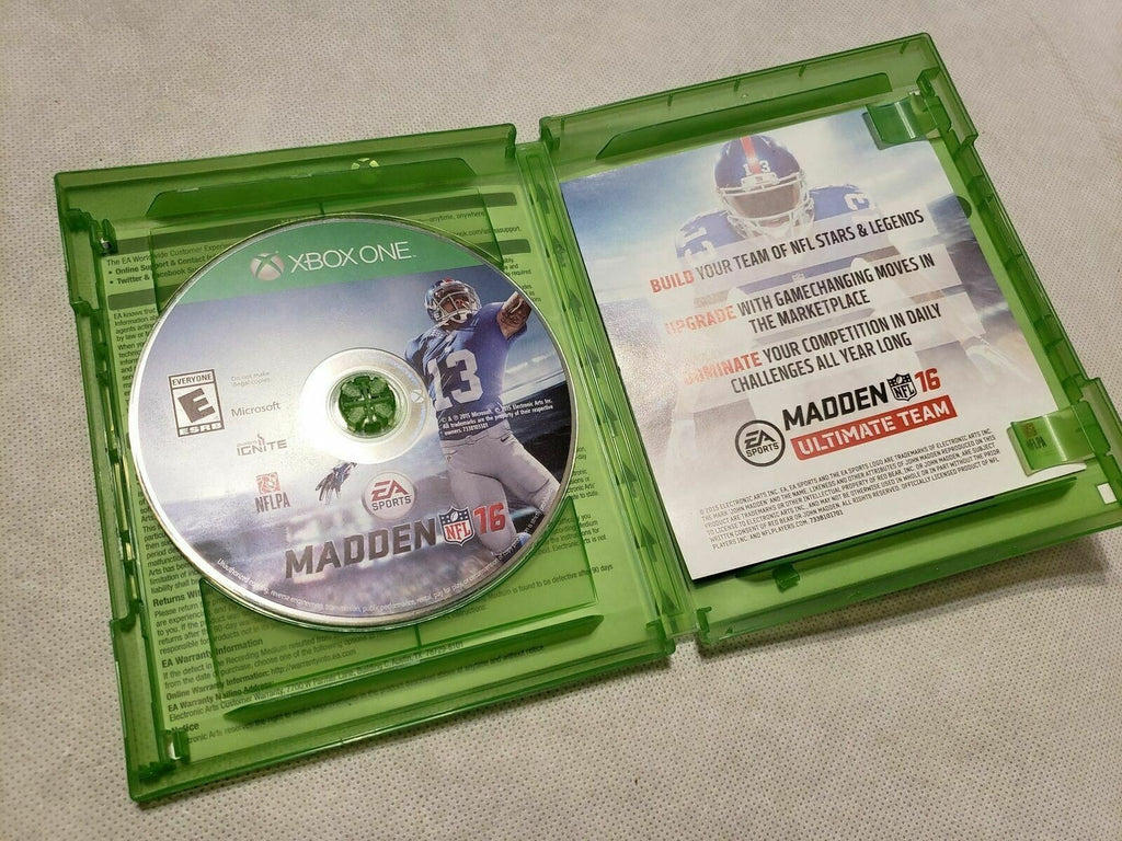 Madden NFL 16 (Microsoft Xbox One, 2015)
