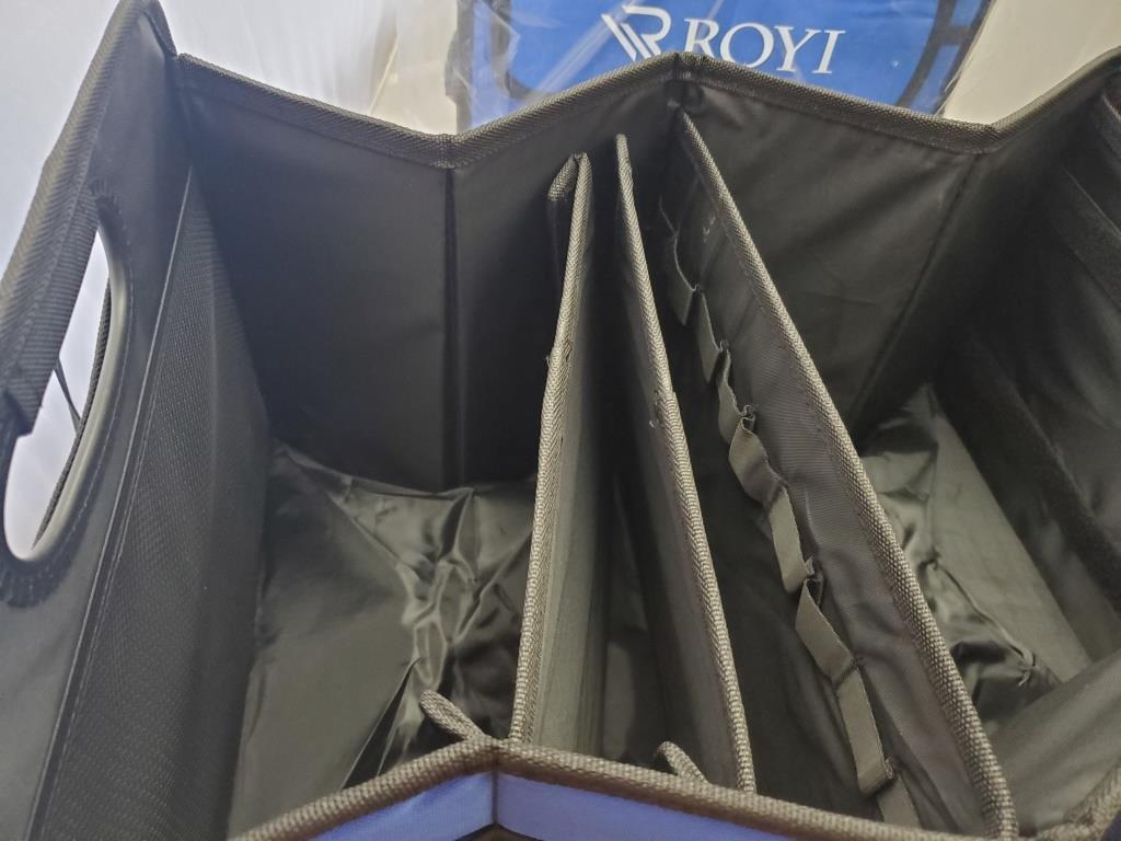 Two Royi Cargo Storage Collapsible Car Trunk Organizer & 3 Anti-Slip St