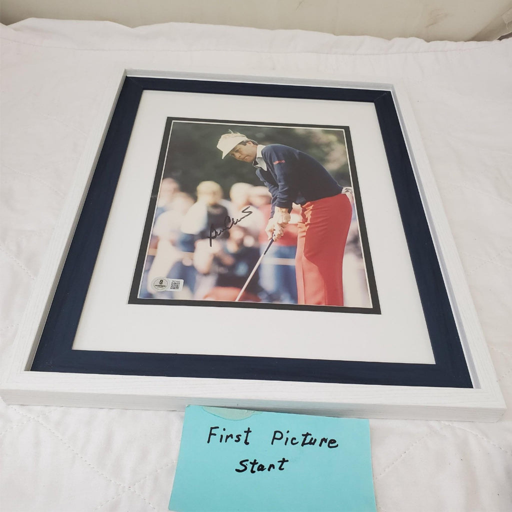 Ben Crenshaw Framed Signed Photo with Authenticity