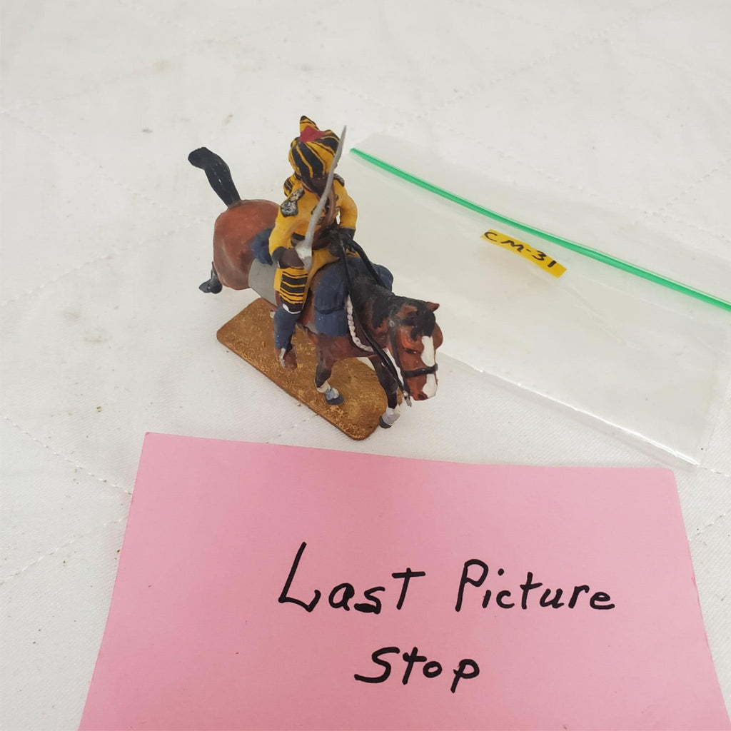 Metal Toy Soldier Skinner's Horse British Officer w/ Sword CM-31