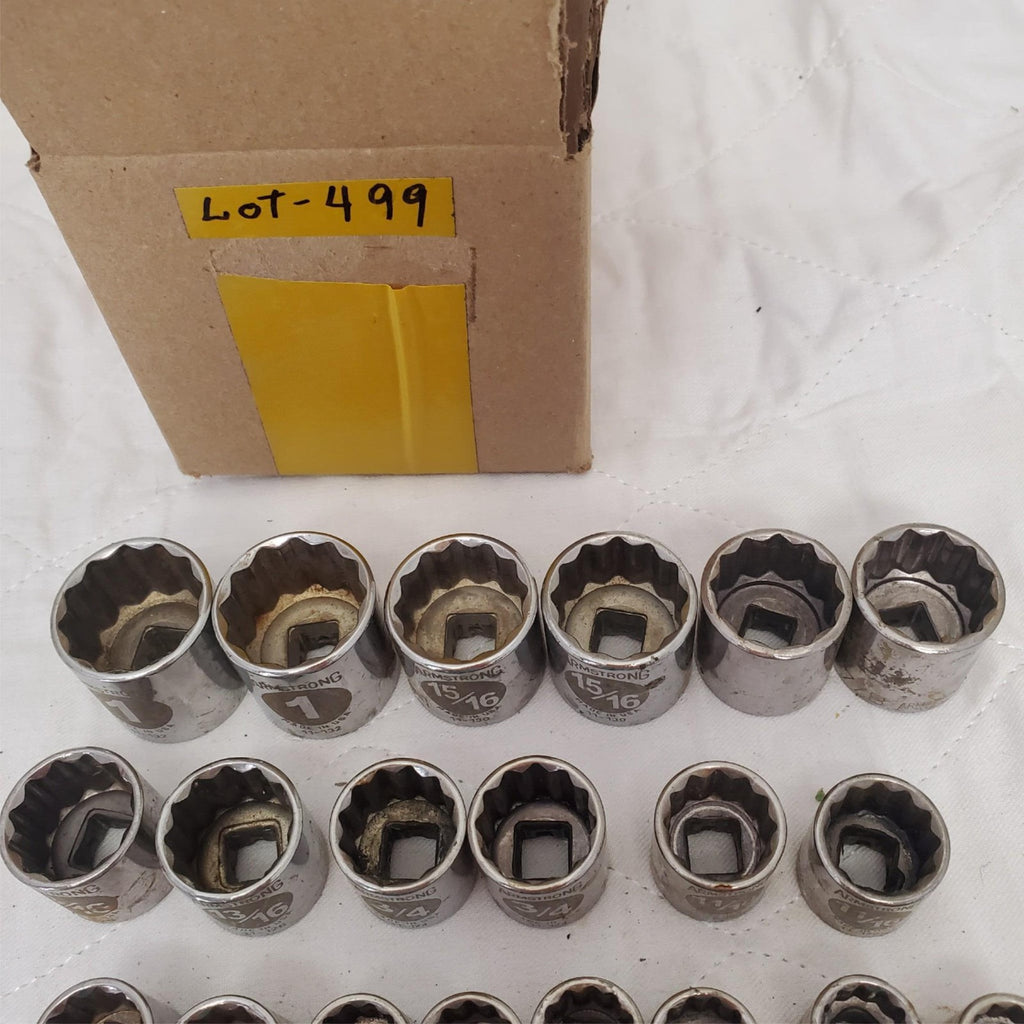 Lot of Assorted Socket with Extensions and Adapters LOT-499