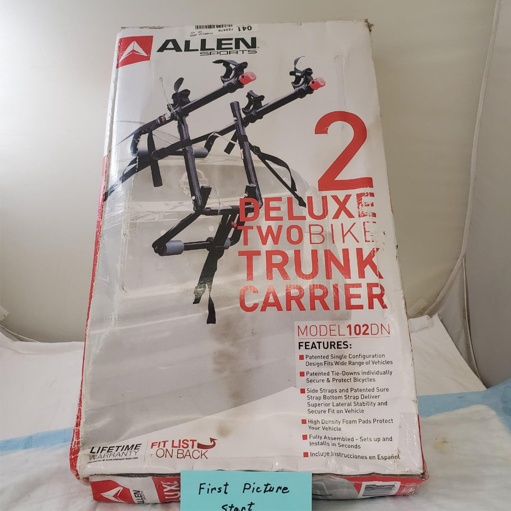 Allen Sports 102DN Deluxe Two Bike Trunk Carrier