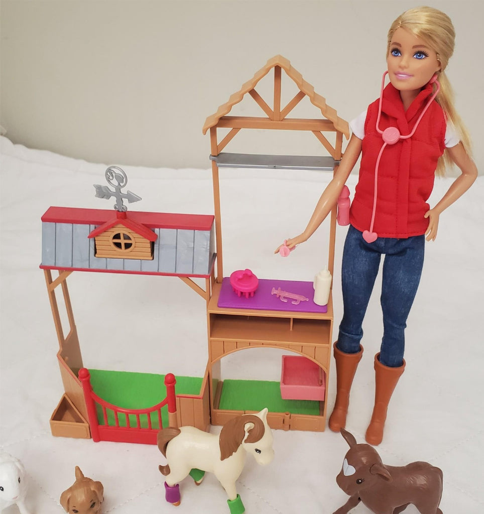 Barbie Sweet Orchard Farm Doll & Vet Playset