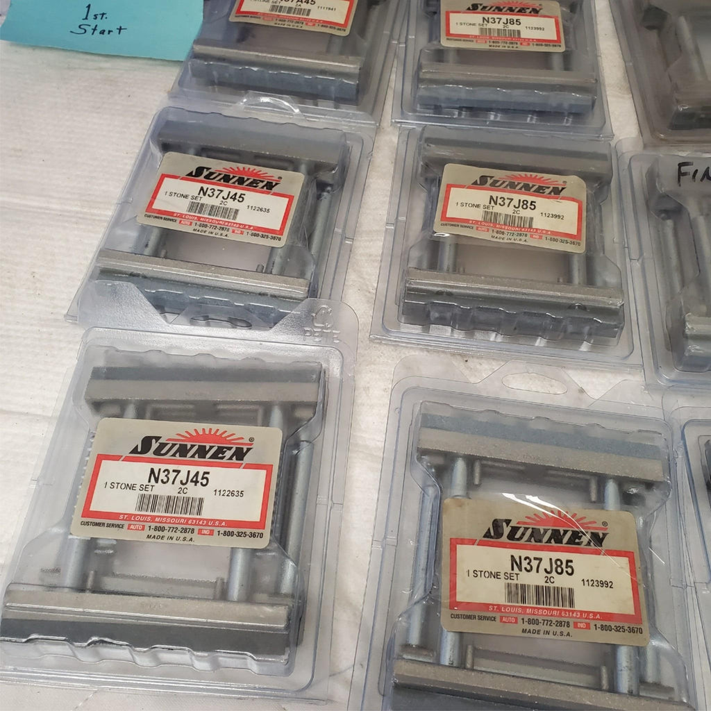 Set Of 12 SUNNEN Cylinder Honing/Hone Stone N37J85/37A45/37J45/37J87