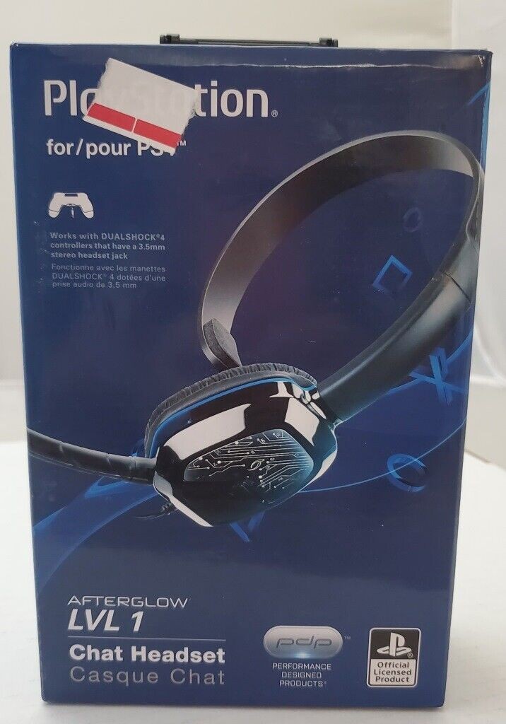 Brand New PDP Afterglow LVL 1 Chat Headset Casque Chat