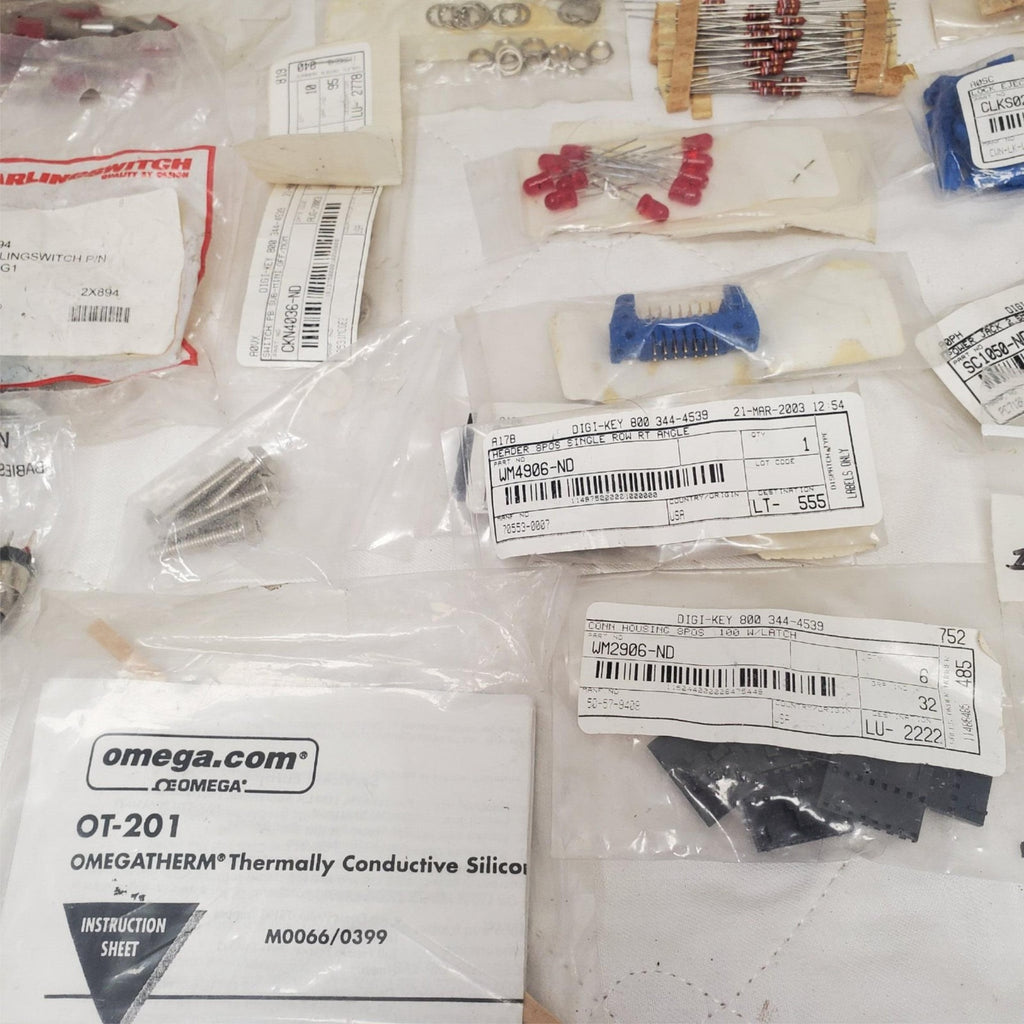 Large Lot of Omron Omega Switches Relays Electronics Parts