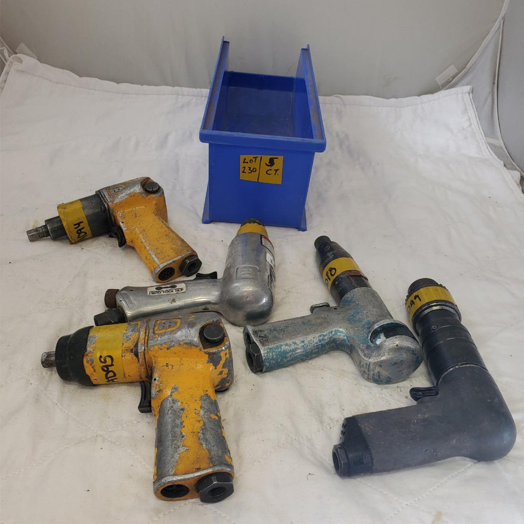 Lot of 5 Impactool Pneumatic Pistol Grip Nut Runner LOT-230