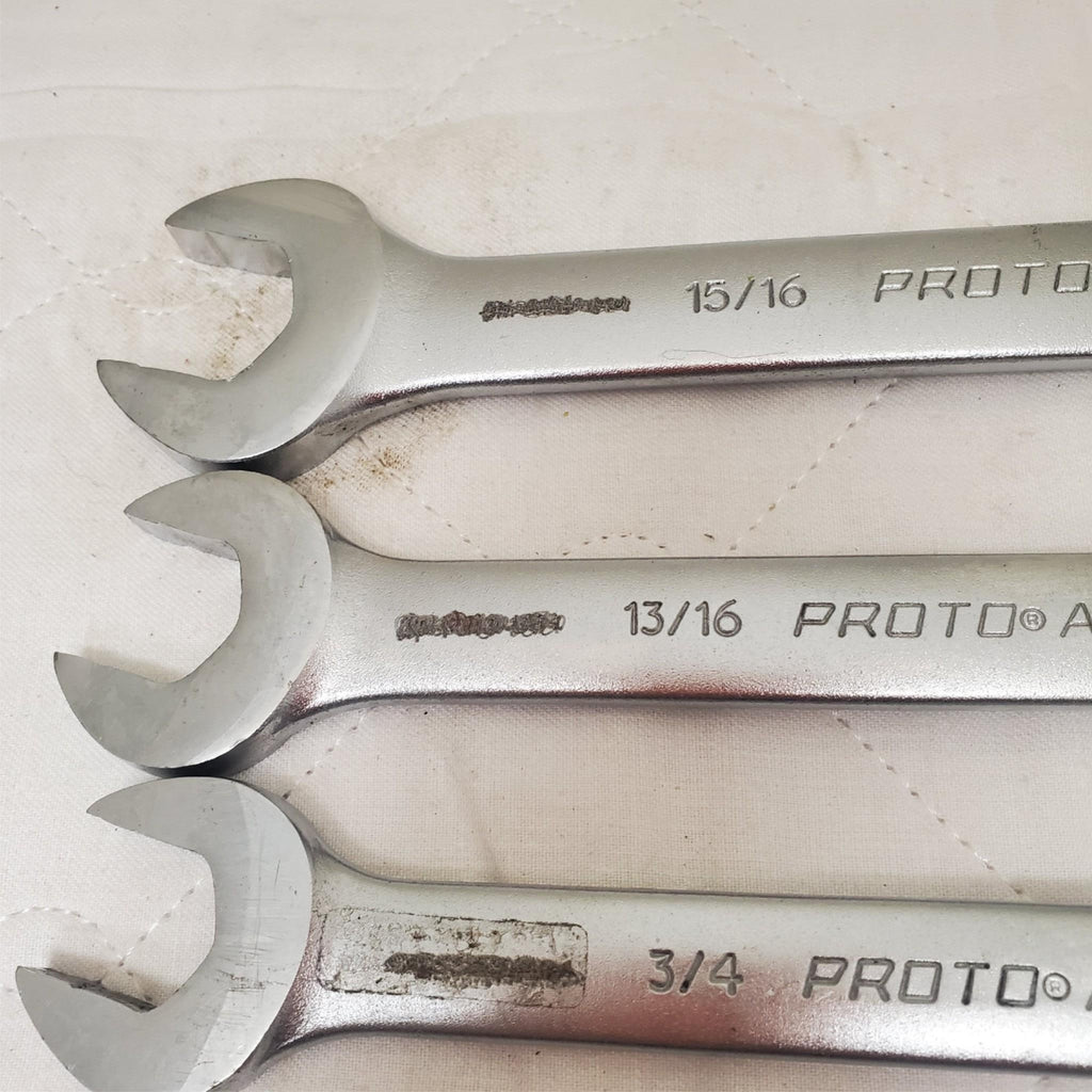 Lot of 4 Proto Anti-Slip Design Combination Wrench LOT-761