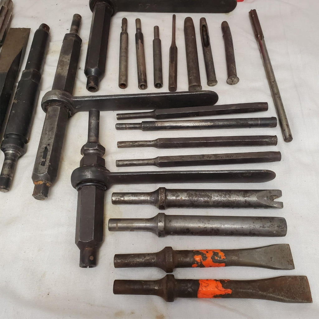 Assorted Chisel Punch and Drill Drift Tools LOT-534