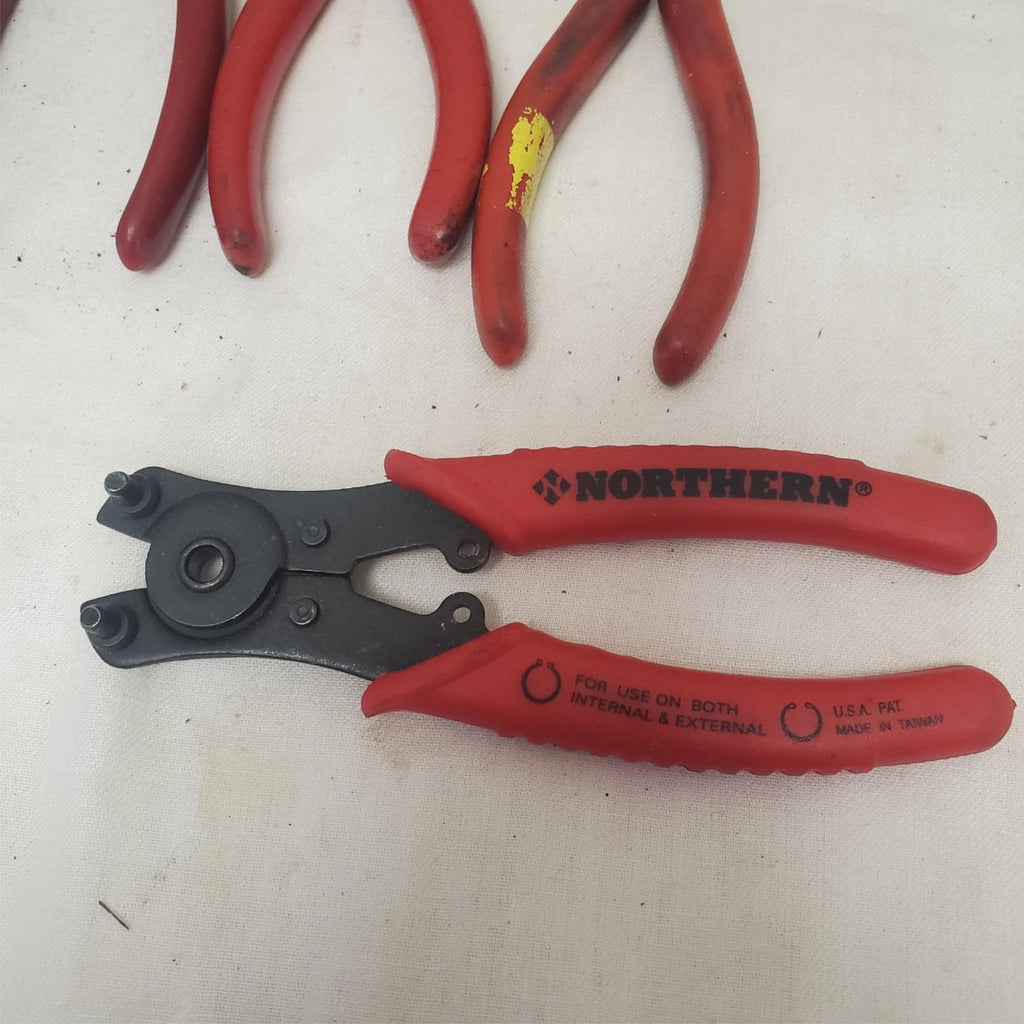 Lot of 11 Assorted Pliers Set Hand Tools for Gripping Cutting & Bending LOT-861