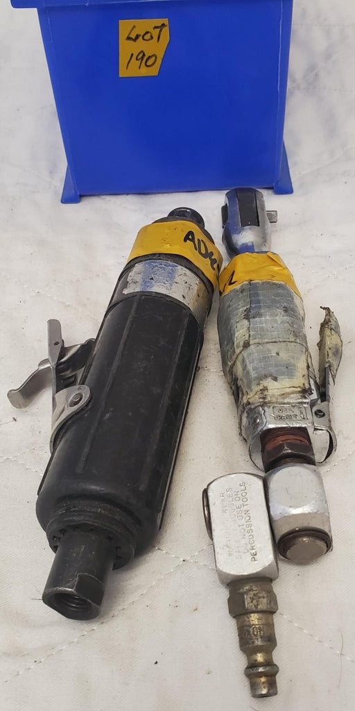 Lot of 2 Blue Point & Atlas Copco Ratchet Socket Wrench Pneumatic Tool LOT-190