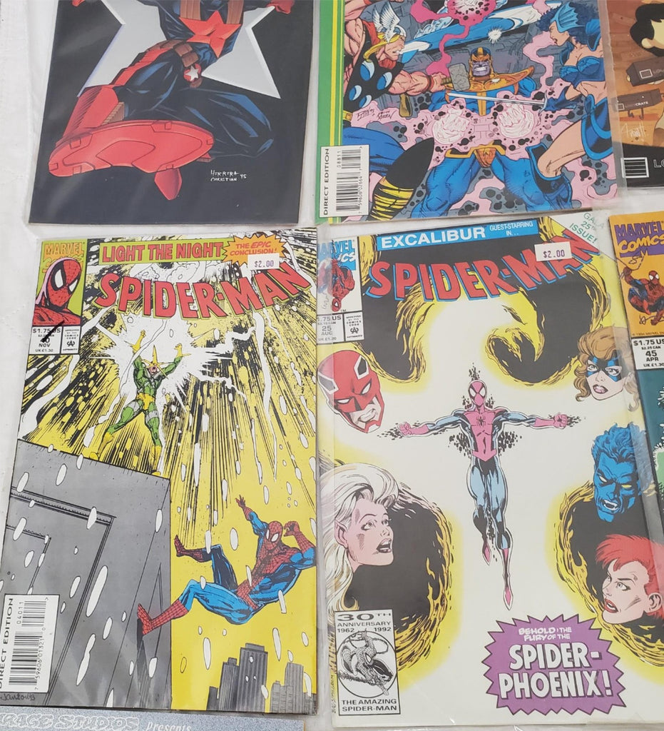 Lot of 12 Star SilverSurfer DC Marvel Superman Spiderman & Other Comic Books #10