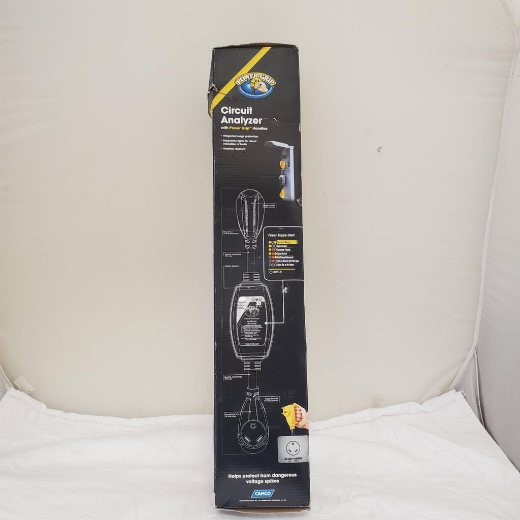 Camco Power Grip 30A RV Circuit Analyzer Plug Surge Protector