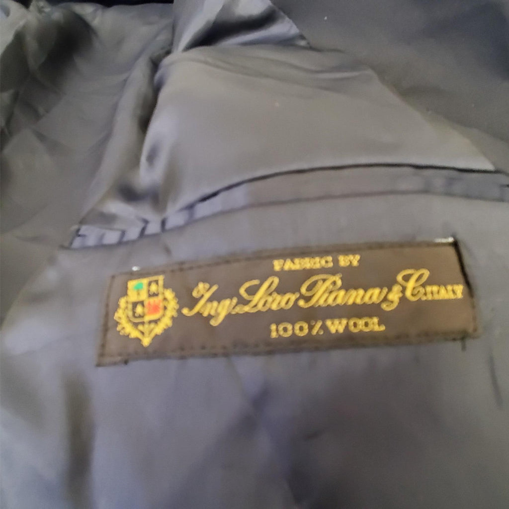 Joseph Abboud Collection Men's Navy Blue Blazer Suit Jacket Sport Coat 44R