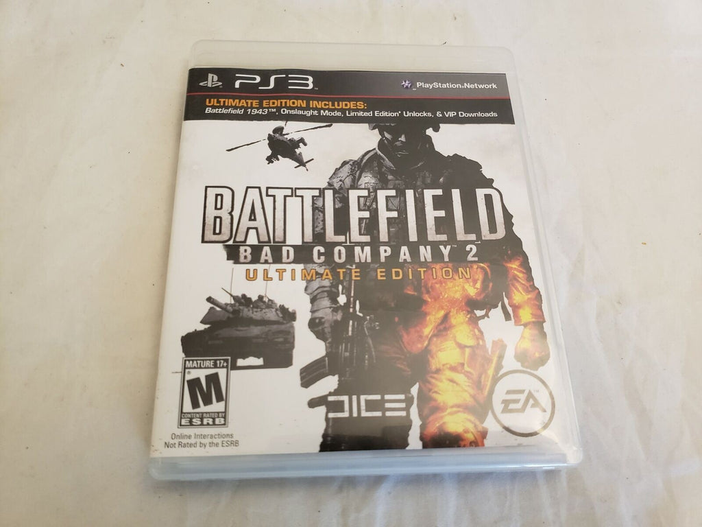 Battlefield: Bad Company 2 Ultimate Edition (Sony PlayStation 3, 2010) PS3 Game