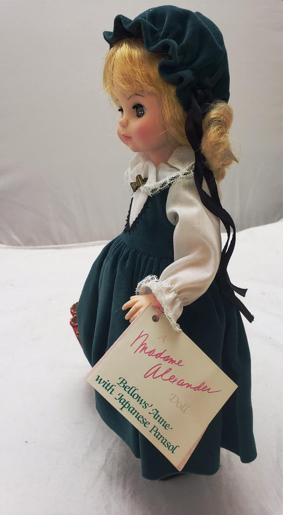Original Madame Alexander Bellows Anne Doll #1568 with Japanese Parasol 14 inch