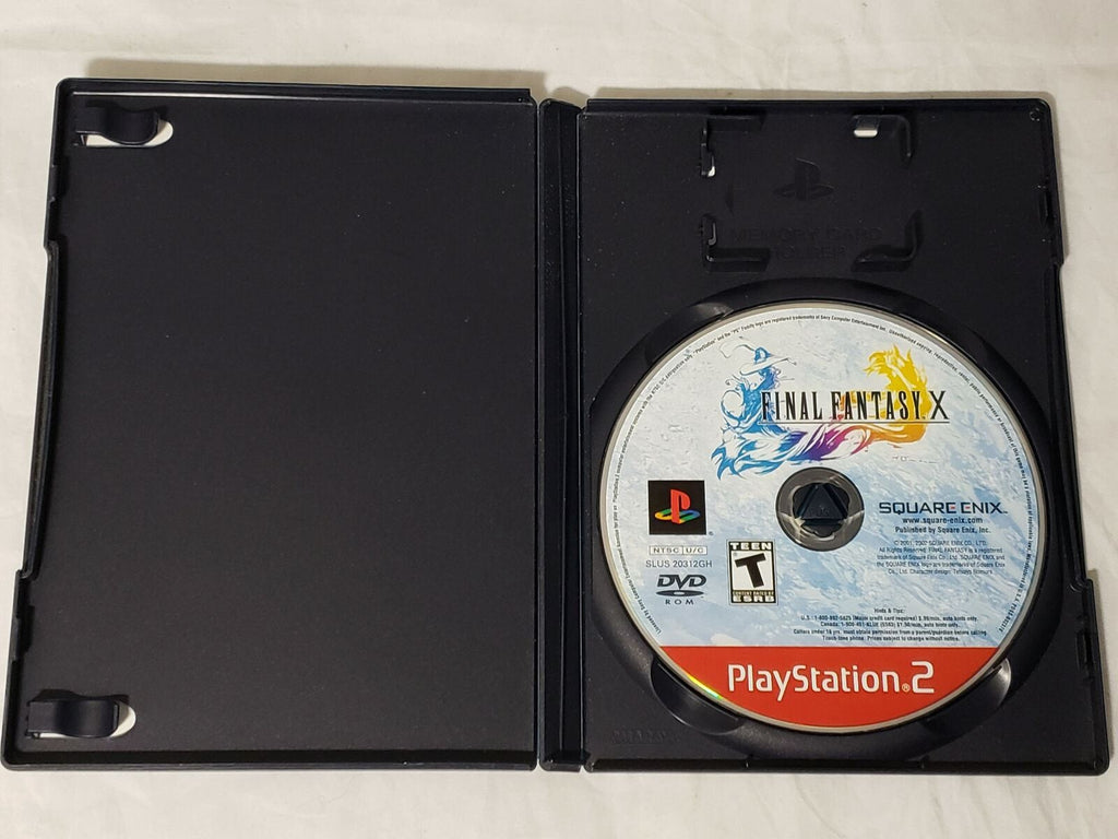 Final Fantasy X Sony PlayStation 2 2001 Role Playing Video Game Squaresoft DVD