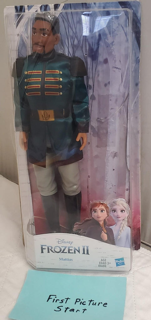 Disney Store Frozen 2 Lieutenant Mattias Fashion Doll With Removable Shirt