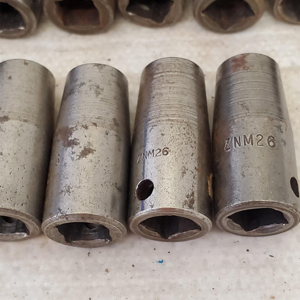 Lot of Assorted Drive 6 Point Semi Deep Impact Socket LOT 340