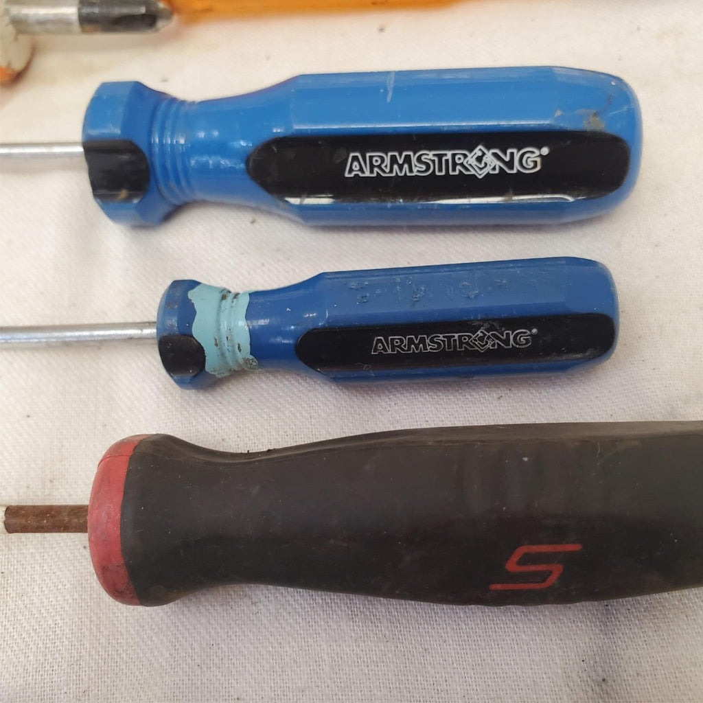 Lot of 6 Assorted Cotter Pin Puller Phillips Flat Tip Screwdriver Set LOT-872