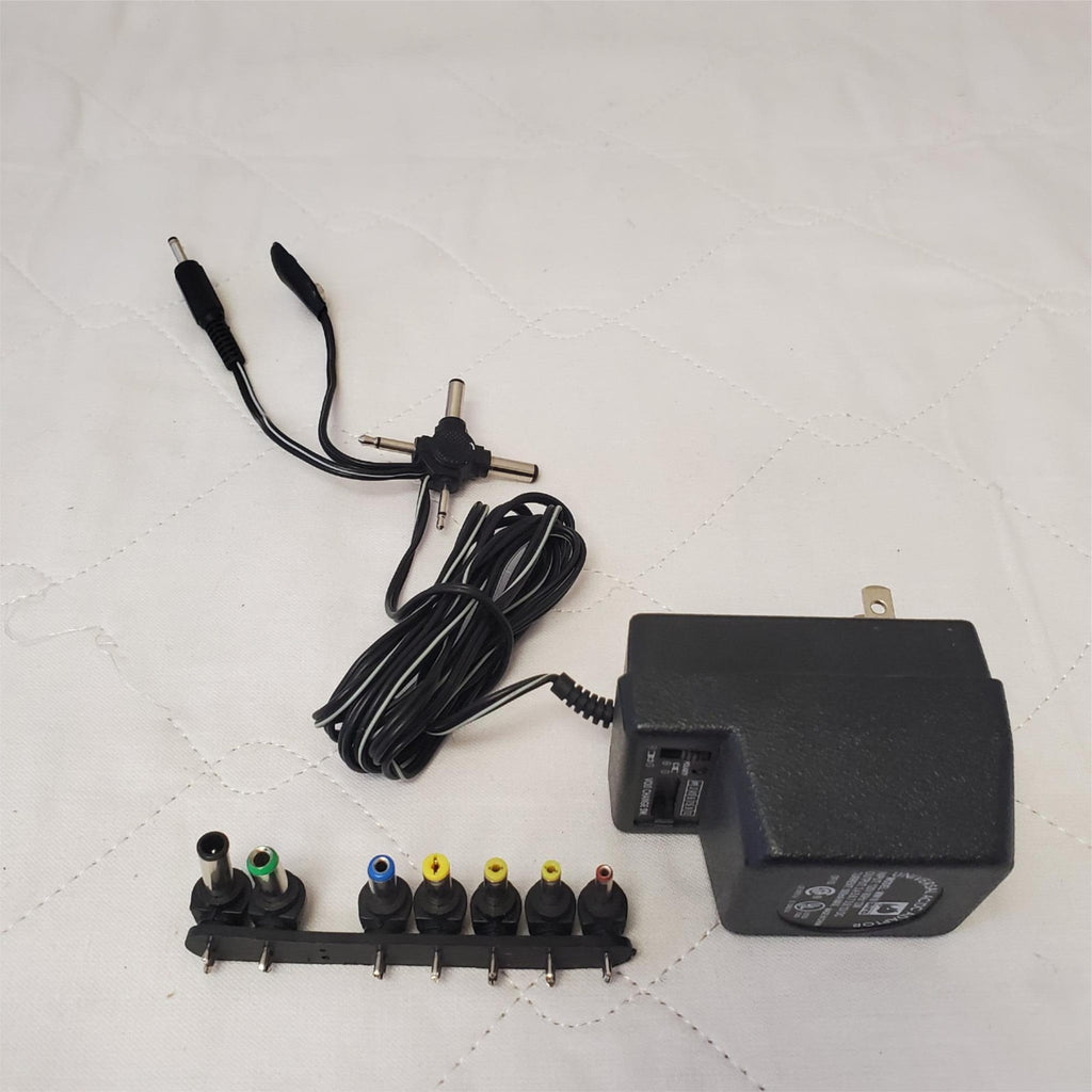 Universal AC/DC adapter MW18, input 120v 60hz 12w, output 3,4.5,6,7,5.9,12V DC