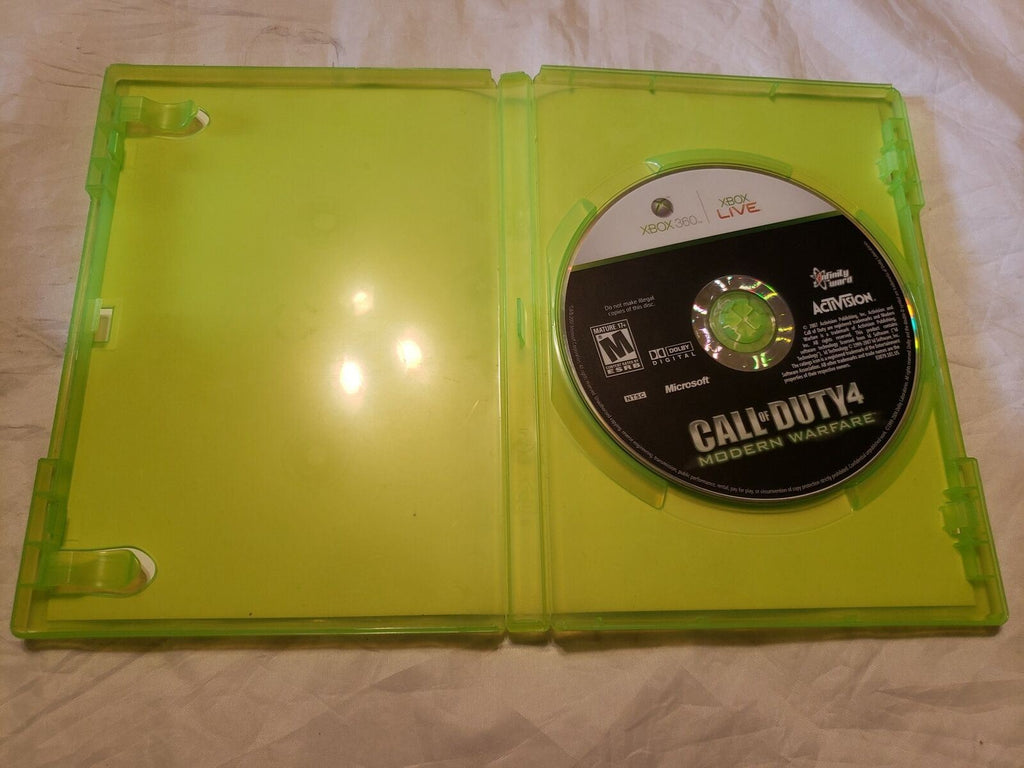 Call of Duty: Modern Warfare 4 Microsoft Xbox 360, 2007 Dolby Digital Game Disc