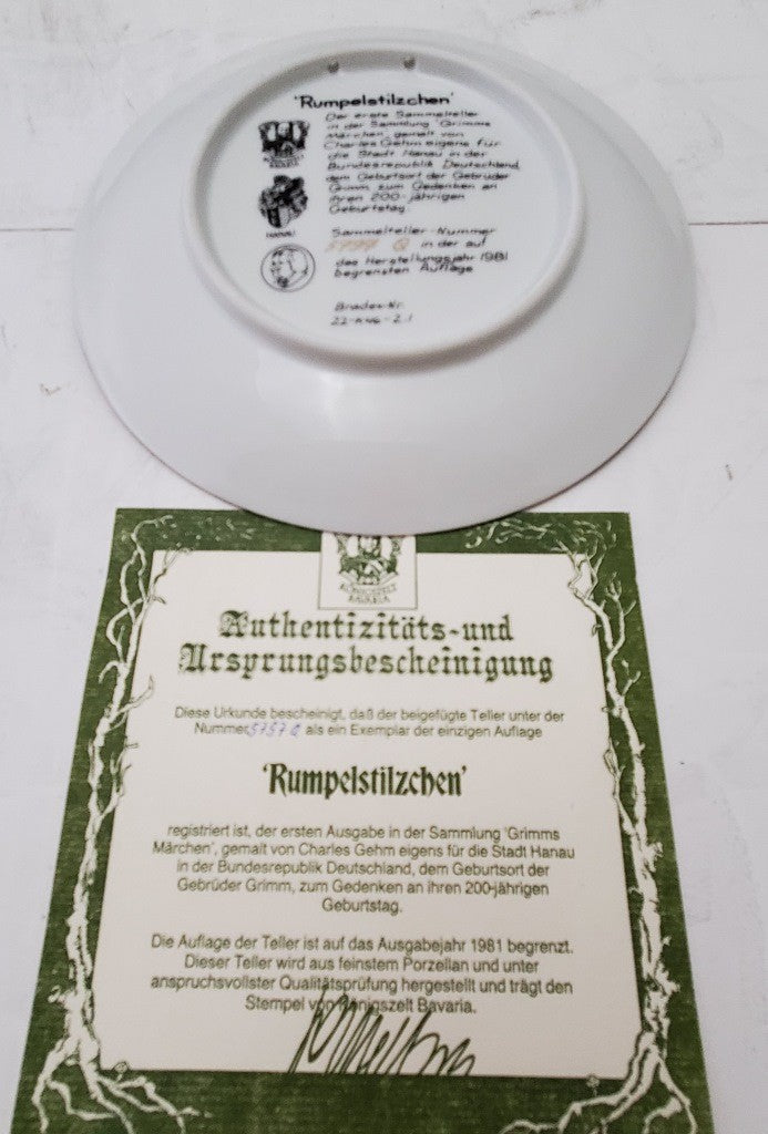 Lot of 8 Bradford Exchange Dornroschen Rumpelstilzche Rapunzel Collector Plate