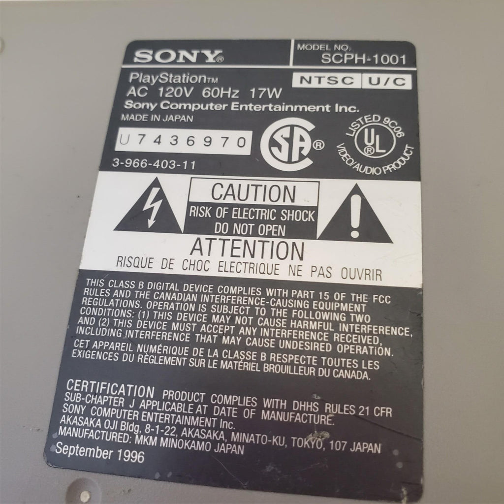 Lot of 7 Sony Play Station 1 Consoles For Parts #3