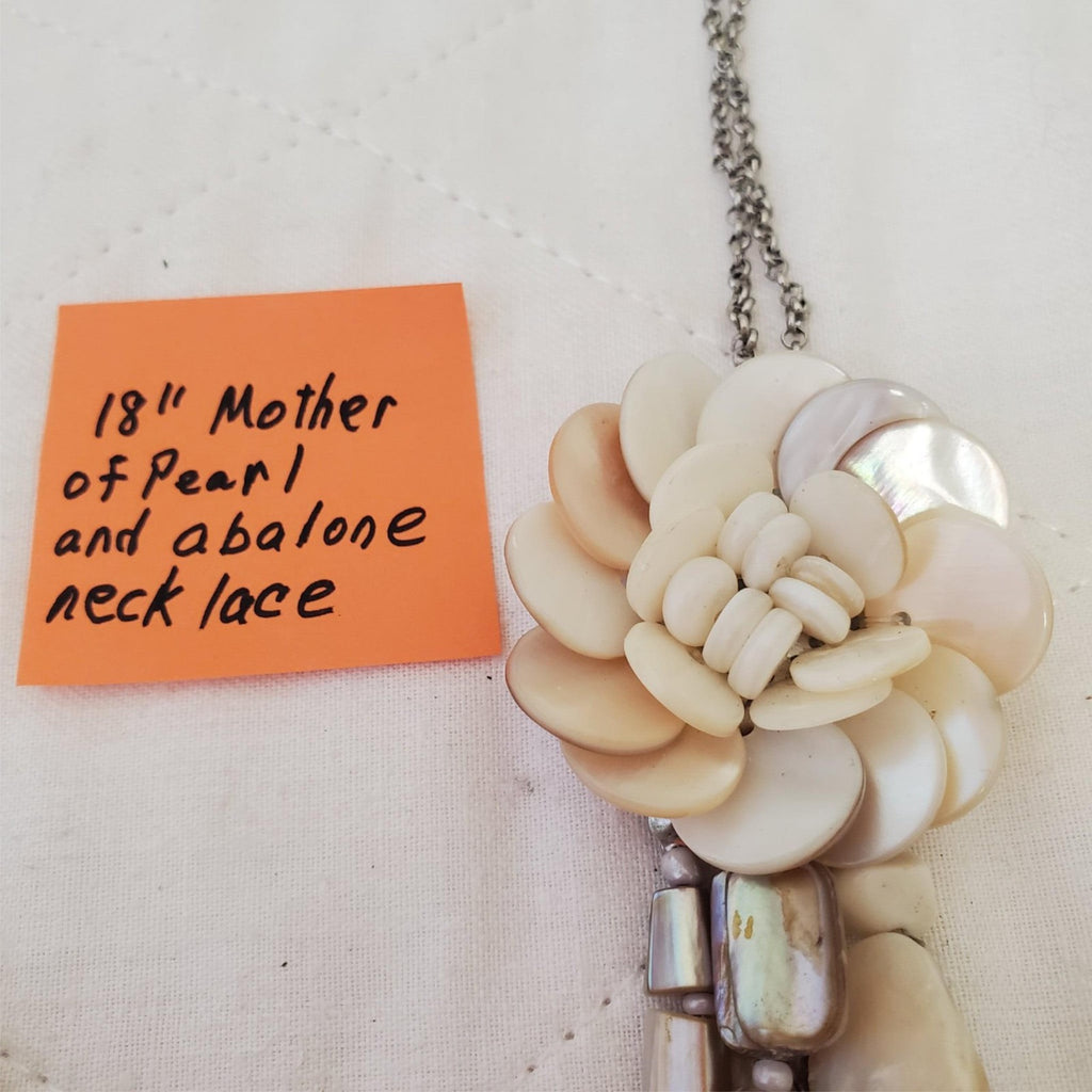 NY Company 18" Abalone Mother of Pearl Necklace