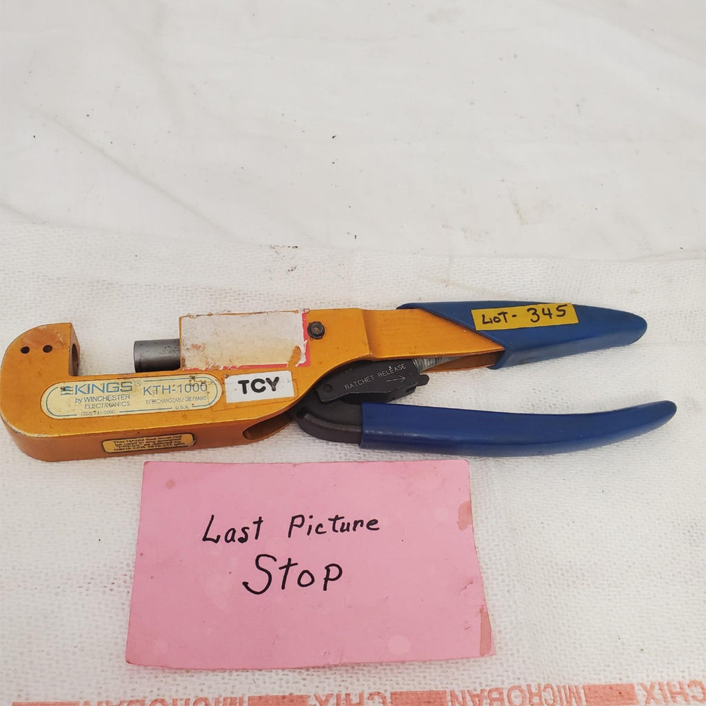 Kings KTH 1000 Crimp Tool with Interchangeable Die Frame LOT-345