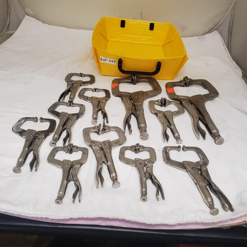 Pack of 11 Locking C-Clamp Vise Grip Pliers LOT-459