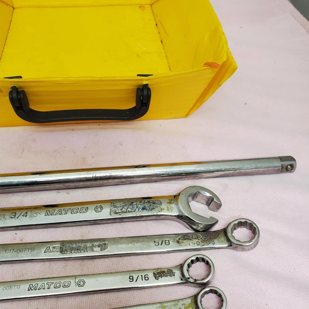 Lot of 7 Assorted Armstrong & Matco Combination Wrench Set LOT-553
