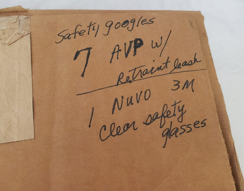 Lot of 3M Nuvo Black Cover & Guard-Dogs AVP W/Restraint Leash Safety Goggles