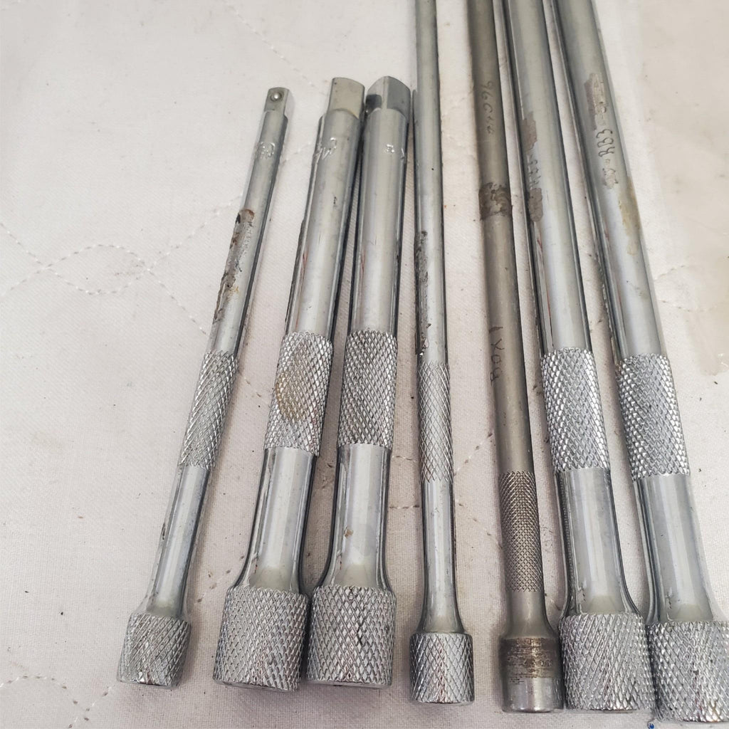 Lot of 7 Assorted Piece Knurled Extension Bar Set LOT-781