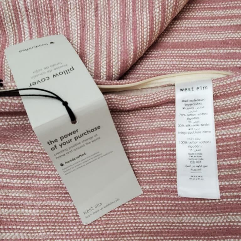 3 x Brand New West Elm Lumbar Pillowcase Cover Sham Milti Color