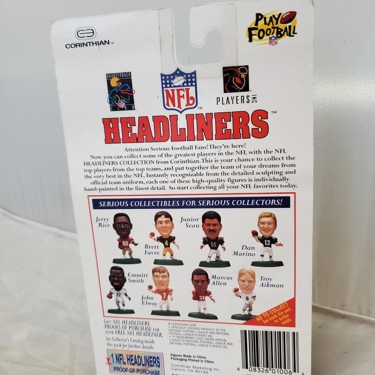 NFL Headliners Troy Aikman Dallas Cowboys 1996 Corinthian Figure