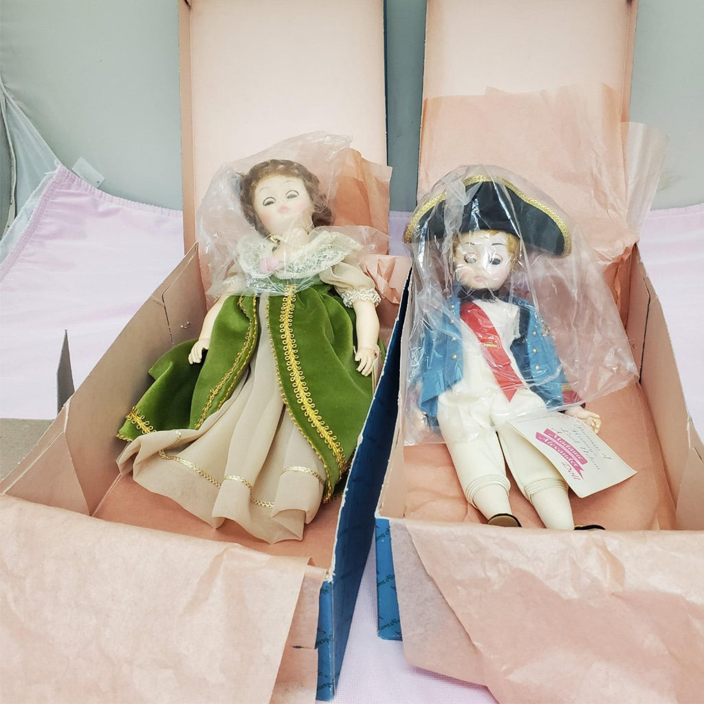 Madame Alexander #1336 Lord Nelson #1338 Lady Hamilton Dolls with Original Box