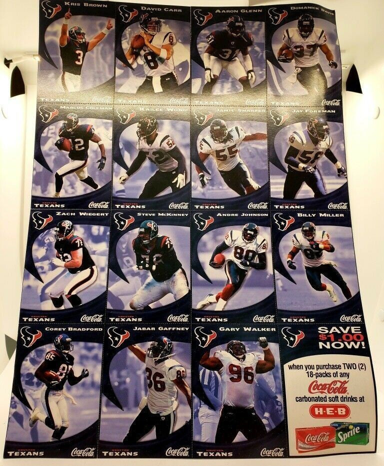 Lot of Houston Texans NFL Sports Collectibles / Magazine Bonds Hits 600